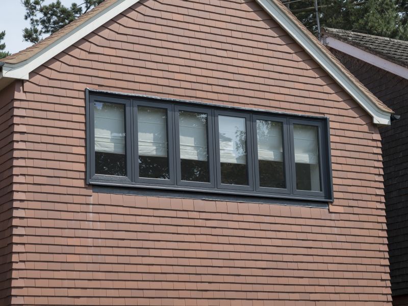 Flush sash window in anthracite grey: Swipe To View More Images