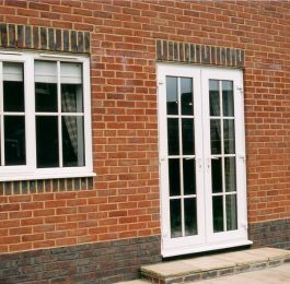 French doors and windows with astragal bars: Click Here To View Larger Image